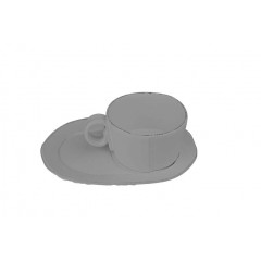 SET COLAZIONE TAZZA CON PIATTO