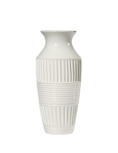 VASO STRETTO SCANNELLATO