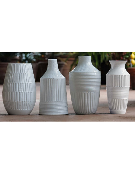 VASO STRETTO SCANNELLATO