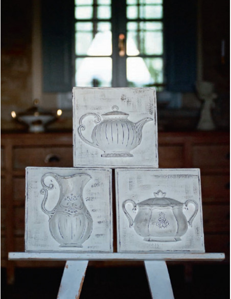 TEA POT WALL PLAQUE