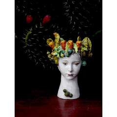 SUCCULENT PLANTS FIGURAL LADY 2