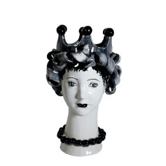 FRAUENKOPF-VASE KRONE