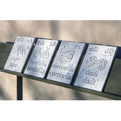 PLACCA ABBECEDARIO "A" 2