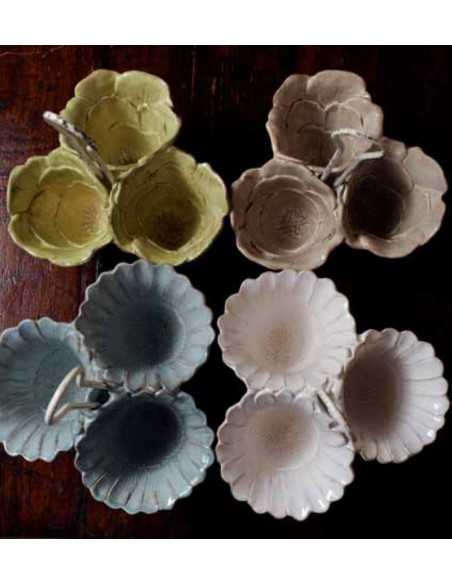 PORTE-COUVERTS À 3 FLEURS