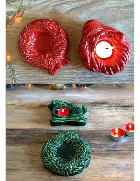 TEA-LIGHT TÜR WEIHNACHTSMANN