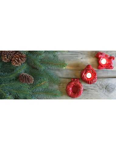 TEA-LIGHT TÜR WEIHNACHTSMANN