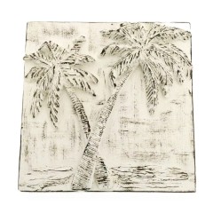 PALM TREES PLAQUE